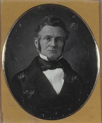 Portrait of Britton A. Hill, an attorney who lived from 1816 to 1888